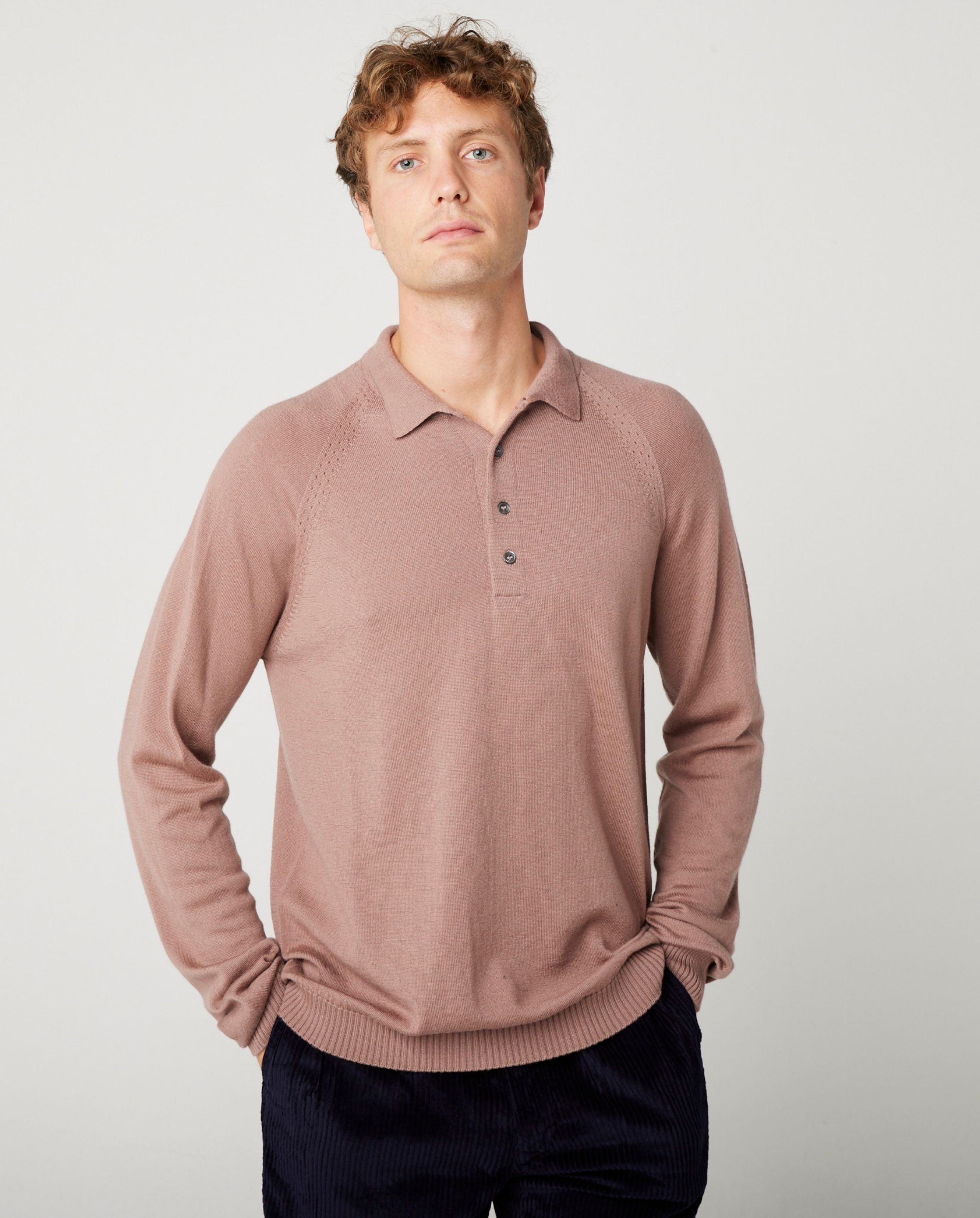 Jumper over polo discount shirt