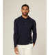 Long Sleeve Wool Polo Shirt