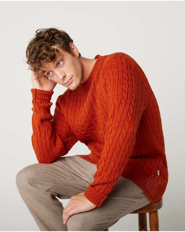 Makers Stitch Cable Crew Jumper