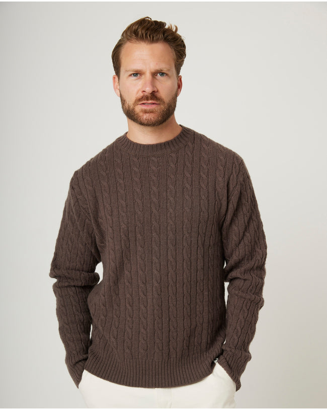 Makers Stitch Cable Crew Jumper