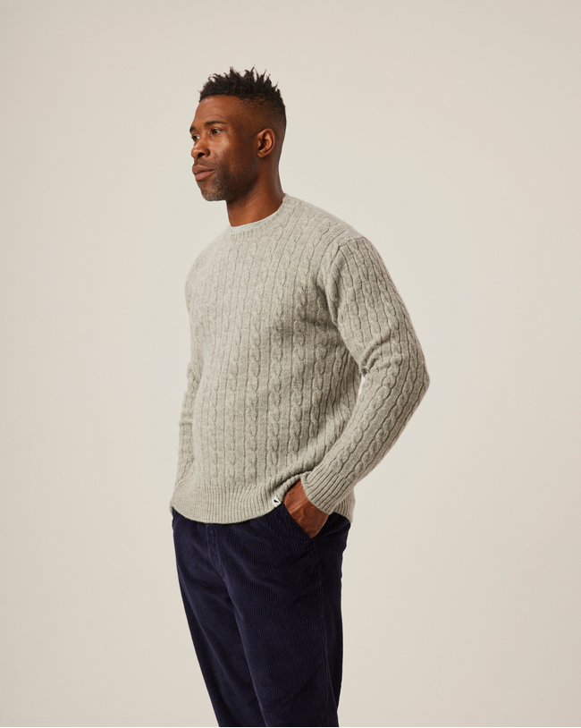 Makers Stitch Cable Crew Jumper