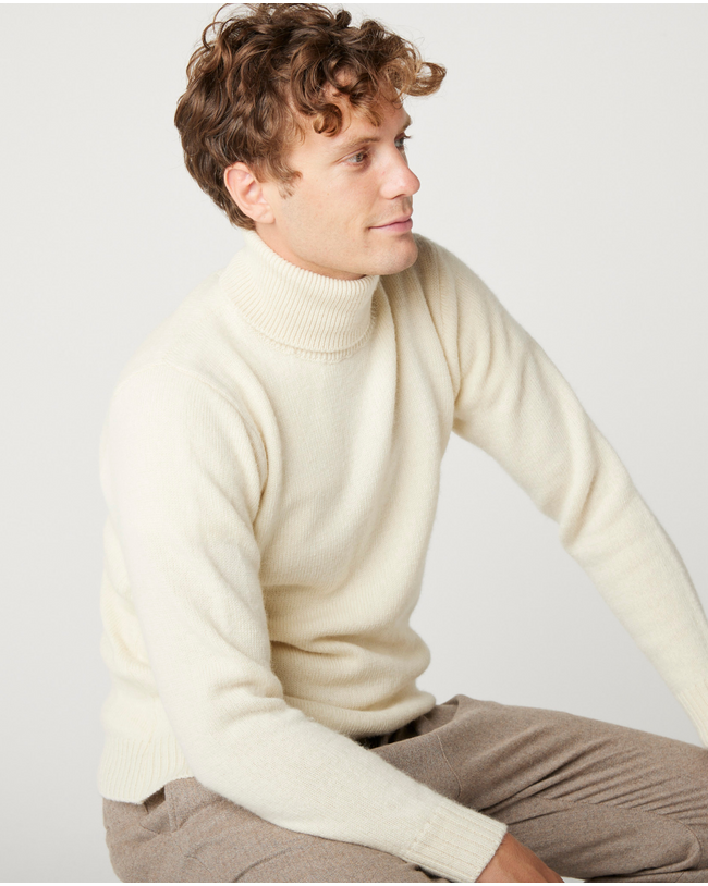 Makers Stitch Polo Neck Jumper