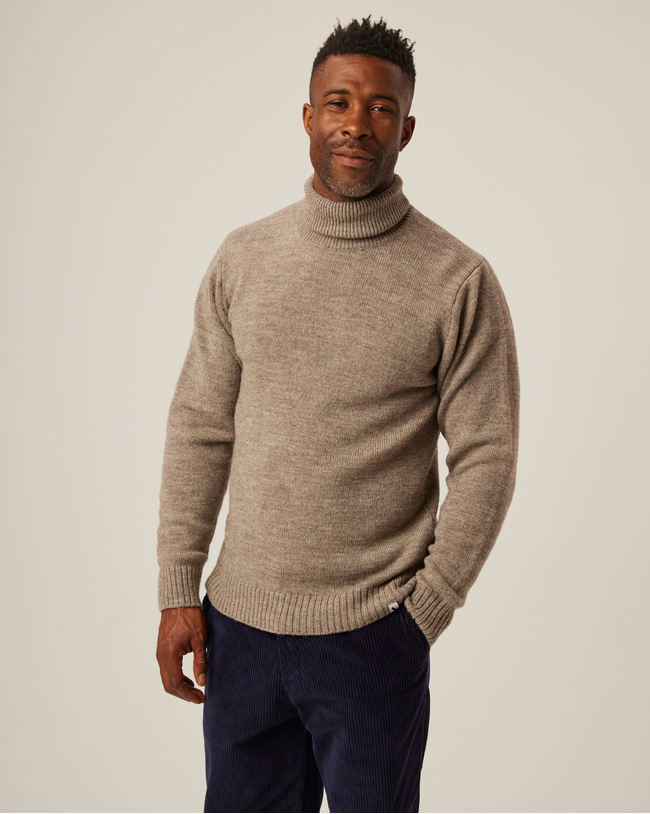 Makers Stitch Polo Neck Jumper