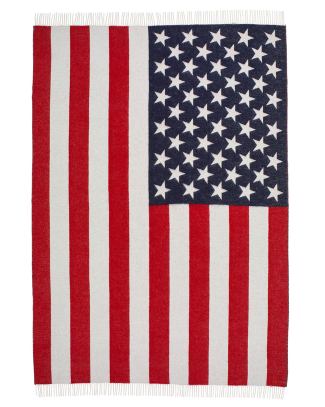 USA Stars & Stripes Wool Blanket