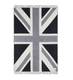 Grey Union Jack Wool Blanket