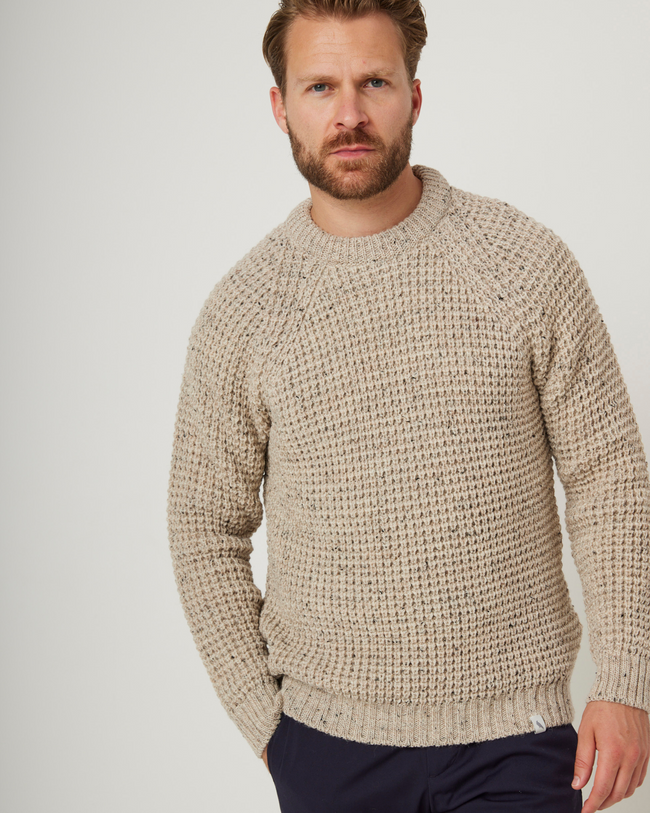 Waffle Crew Neck Jumper