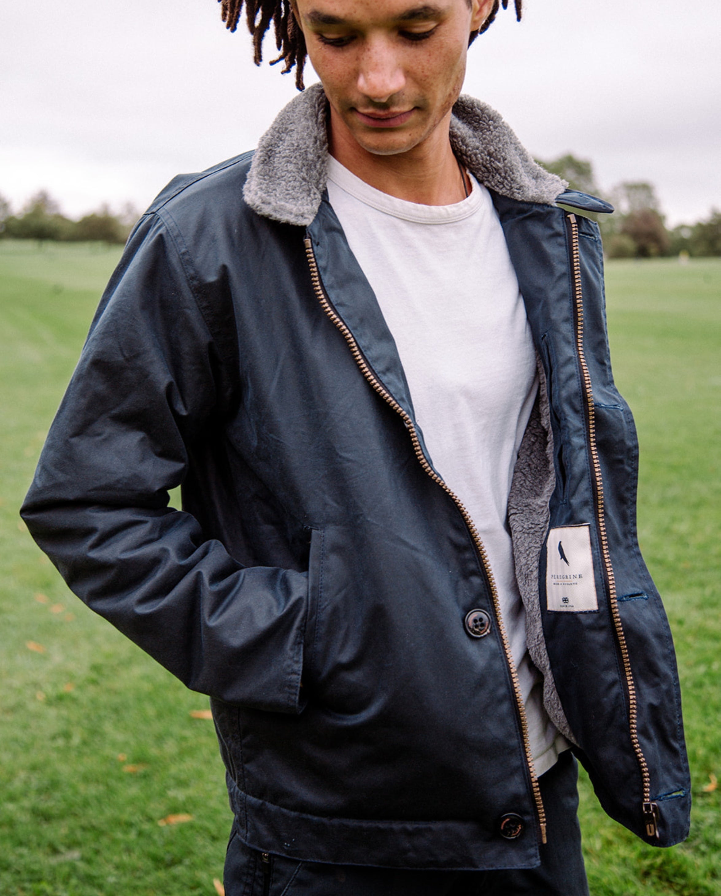 Mens navy jackets outlet uk